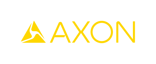 Axon Brand Logo 2024 Primary Axon Yellow Digital PNG